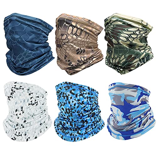 Golopatop Multifunktionstuch Schlauchschal Halsgamasche Eisseide Multifunktionale Schlauchtuch Tube Schal Elastische Halswärmer Atmungsaktive UV-Beständigkeit Bandana für Herren Damen von Golopatop