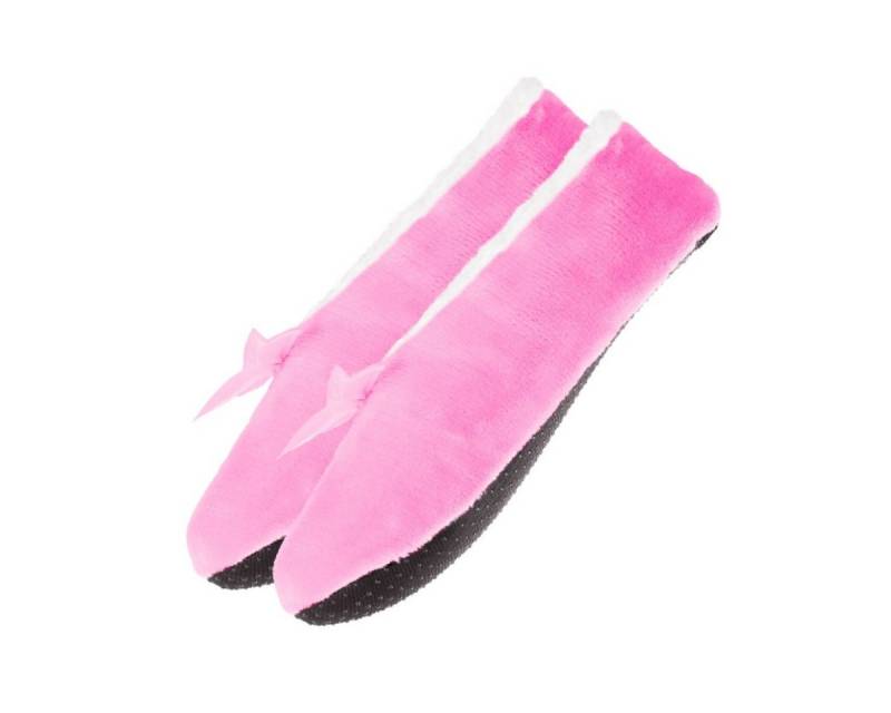 Gomati ABS-Socken Kinder Hausschuhe einzeln Paar Plüsch ABS (Packung, 1 - Paar) mit Satinschleife von Gomati