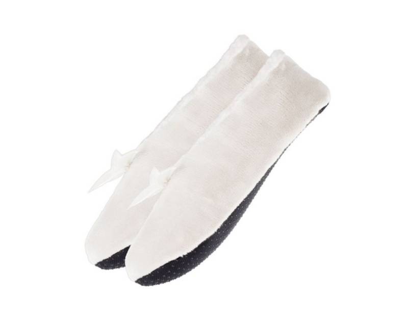 Gomati ABS-Socken Kinder Hausschuhe einzeln Paar Plüsch ABS (Packung, 1 - Paar) mit Satinschleife von Gomati