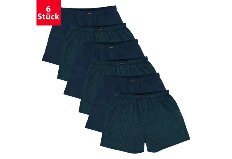 Gomati Boxershorts 6er Pack Herren Boxershorts Baumwoll Webboxershorts von Gomati