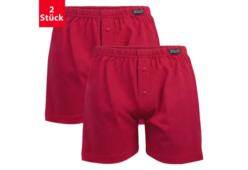 Gomati Boxershorts Herren Jersey Boxershorts (2 Stück) Baumwolle von Gomati