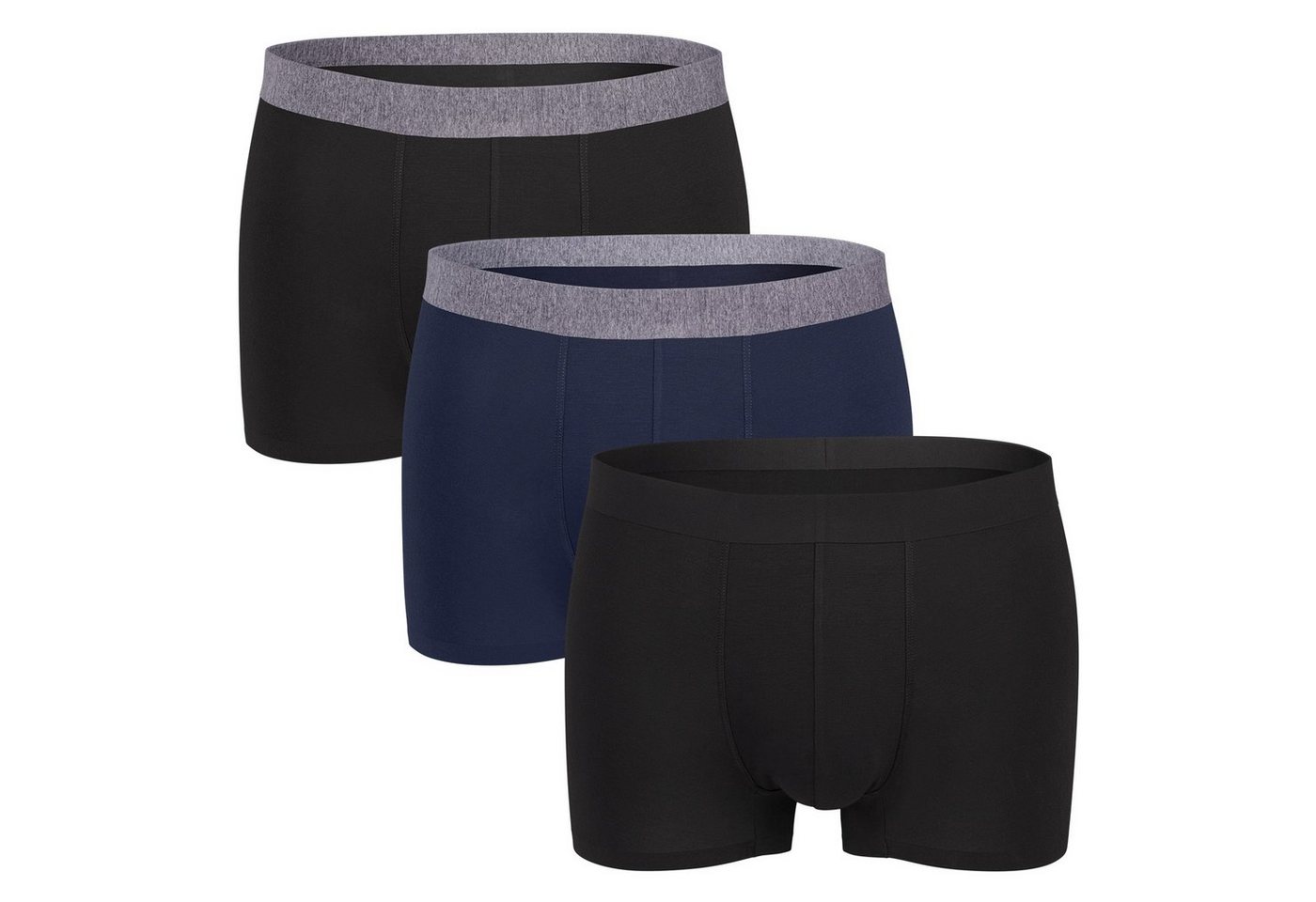 Gomati Boxershorts Herren Lasercut Pants (3er Pack), Viskose Modal Retropants von Gomati