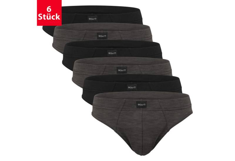 Gomati Slip 6er Pack Herren Jersey Slips Baumwoll Unterhosen von Gomati