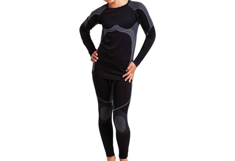 Gomati Thermohose Kinder Thermo Unterwäsche Set - Seamless Funktionswäsche von Gomati