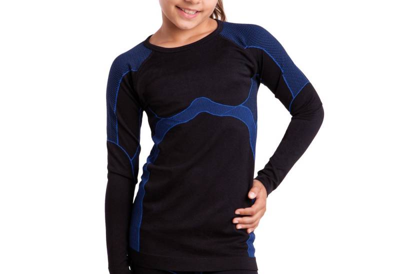Gomati Thermounterhemd Kinder Seamless Ski Thermo Unterhemd - Langarm von Gomati