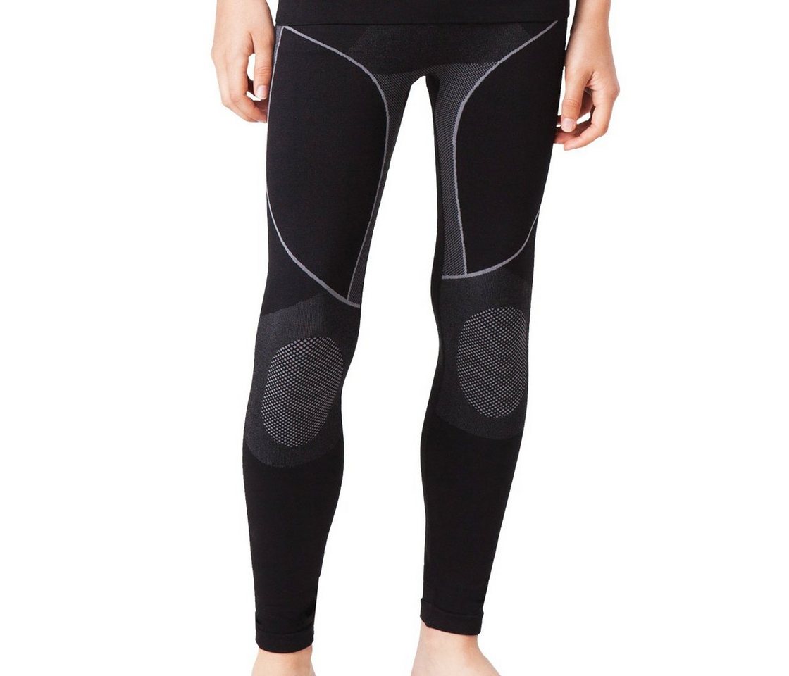 Gomati Thermounterhose Kinder Ski Thermo Funktionswäsche lange Unterhosen Seamless von Gomati