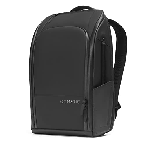 Gomatic Business Laptop Rucksack 14 L – Kabinenfreundlich, Wasserabweisend & Diebstahlsicher, Unter-Seat Handgepäck mit Organizer, USB-Ladeanschluss – Schwarz von Gomatic