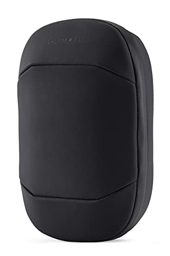 Gomatic Premium Tech Organizer – Wasserfeste Elektronik Organizer Tasche für Kabel, Netzteile, Powerbanks, Festplatten & Zubehör – Kompakt, robust, perfekt für Reise & Büro – Schwarz von Gomatic