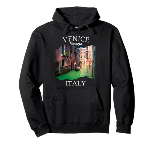 Venedig Italien Souvenir Gondolier Boote Reise Italienische Frauen Pullover Hoodie von Gondola Canals Historic Architecture Keepsake Kids