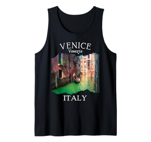 Venedig Italien Souvenir Gondolier Boote Reise Italienische Frauen Tank Top von Gondola Canals Historic Architecture Keepsake Kids