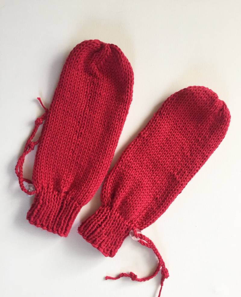 Thumbless Handschuhe Besondere Bedürfnisse Ältere Menschen Cze-Hirnlähmung Mit Behinderung Baumwolle Leichte Anpassungsfähige Rot von GoneKnitting