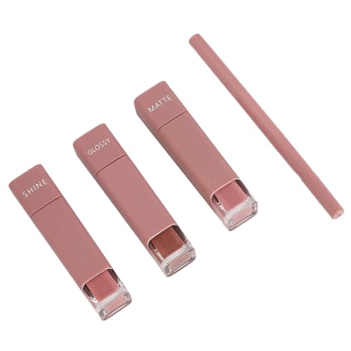 Lipgloss-Set, Matt, Seidig, 4-in-1-Glasur-Set, Make-up-Set für Damen von Gonetre