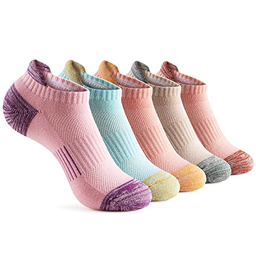 Gonii Ankle Socks 5 Pairs Athletic No Show Socks For Womens Tab Cushioned Running Low Socks Gonii Ankle Socks 5 Pairs Athletic No Show Socks For Womens Tab Cushioned Running Low Socks von Gonii
