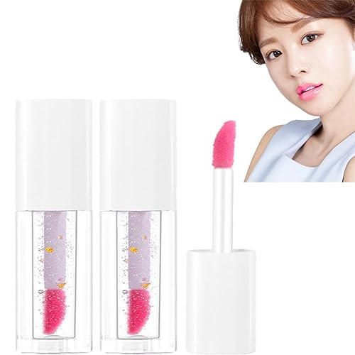 Boss Up Cosmetics Color Changing Lip Oil, Bossup Cosmetics Plumping Lip Gloss, Hydrating and Moisturizing Lip Glow Oil,Make Lips Fuller And Moisturizing (2 PCS) von Goniome