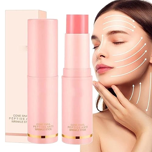 Collagen Boosting Moisture Balm Stick, Wrinkle Bounce Multi Balm, Snail Peptide Anti Wrinkle Stick, Facial Serum Stick, Collagen Balm Sticks für Frauen (2 PCS) von Goniome