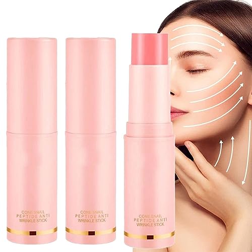 Collagen Boosting Moisture Balm Stick, Wrinkle Bounce Multi Balm, Snail Peptide Anti Wrinkle Stick, Facial Serum Stick, Collagen Balm Sticks für Frauen (3 PCS) von Goniome