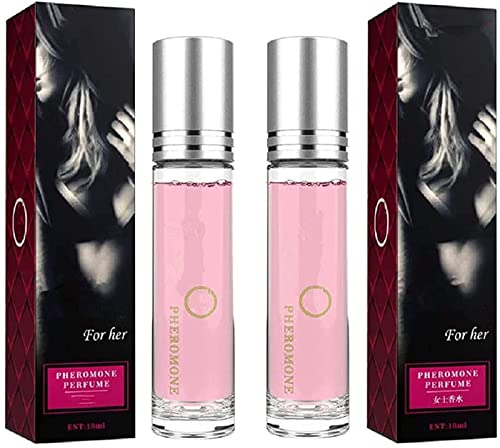 Erotischer Intimpartner-Parfüm, lustvolles Pheromon-Parfüm, romantisches Pheromon-Parfüm, mit Pheromon angereichertes ätherisches Öl-Parfüm, Erhöhung der Intimität (Weiblich X 2PCS) von Goniome