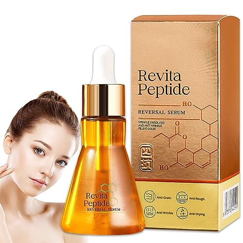 Flysmus Revitapeptide Reversal Serum, Damage Reversal Serum, Kollagen-Peptid-Serum, Niacinamid-Serum, Anti-Aging-Gesichtsaufhellungsserum für Frauen und alle Hauttypen (1 PCS) von Goniome