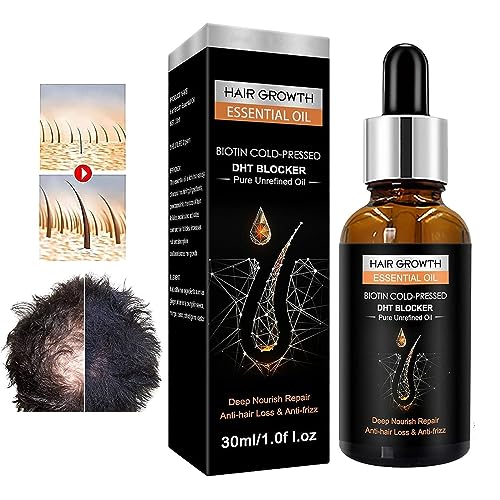 Heykomi Ätherisches Haarwachstumsöl, 7 Tage Nachwachsen Ingweröl Haarwachstumsserum Haarausfallbehandlung, Haarwachstumsserum gegen Haarausfall für Frauen und Männer (1 PCS) von Goniome