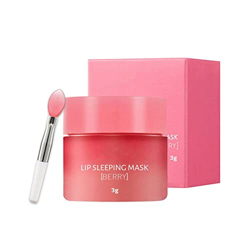 Lip Sleeping Care Special Mask Scrub Moisture Collagen Repairing Lip Scrub Lip Sleeping Mask Lip Care Moisture Lip Treatment Lip Scrubs Exfoliator Moisturizer Lip Balm Smooth Lip. (2PCS) von Goniome