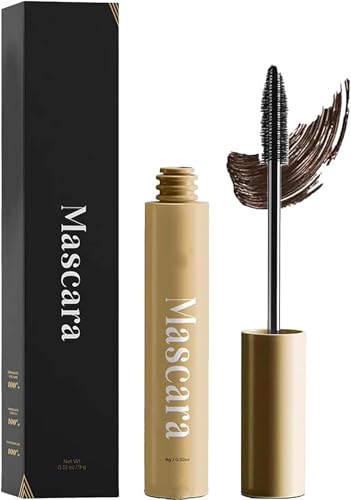 Mascara for Older Women,2025 New Volume & Lengthening Mascara Styling Eyelashes,Eyelash Serum for Older Women,For Older Womens Waterproof And Sweatproof Eyelash Serum,Durable,Non-smudged (Brown) von Goniome