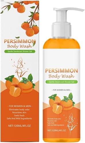 Persimmon Duschgel für alte Menschen, Persimmon-Duschgels zur Geruchskontrolle, tiefe Hydratation und erfrischendes Duschgel für Damen und Herren, frischer Duft, tiefenreinigendes Persimmon Duschgel für alte Menschen, Persimmon-Duschgels zur Geruchskontrolle, tiefe Hydratation und erfrischendes Duschgel für Damen und Herren, frischer Duft, tiefenreinigendes von Goniome