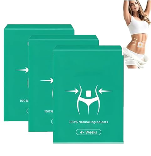 RejuvaCare Ozempatch, Rejuvacare Ozem Patch, Magnetic Patch Belly Button Patches for Weight Loss, 30pcs/Box Natural Ingredients Patches for Women, Gentle and Effective, Straffing, Moisturizing (3 Box) von Goniome