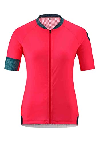 Gonso Damen Braila Radtrikot Kurzarm Full Zip 29218 48 pink von Gonso