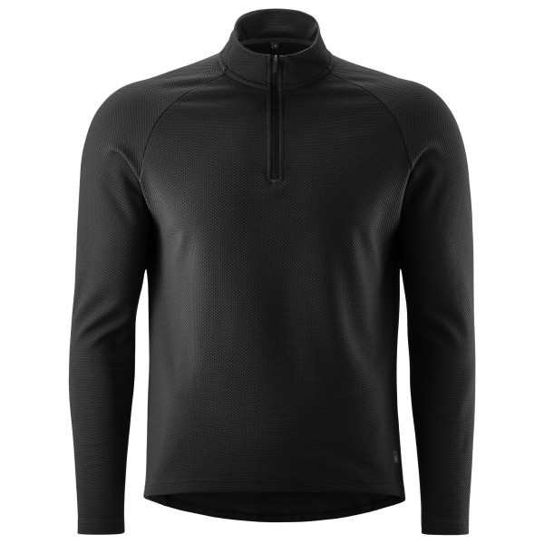 Gonso - Essential Jersey Longsleeve Therm - Radtrikot Gr L schwarz von Gonso