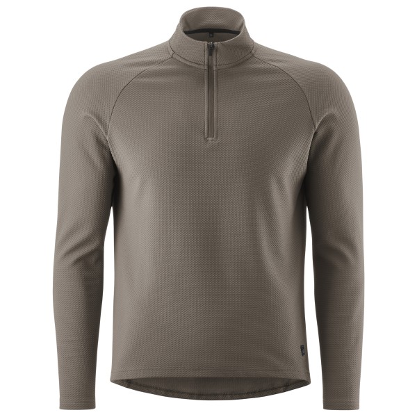 Gonso - Essential Jersey Longsleeve Therm - Radtrikot Gr M grau von Gonso