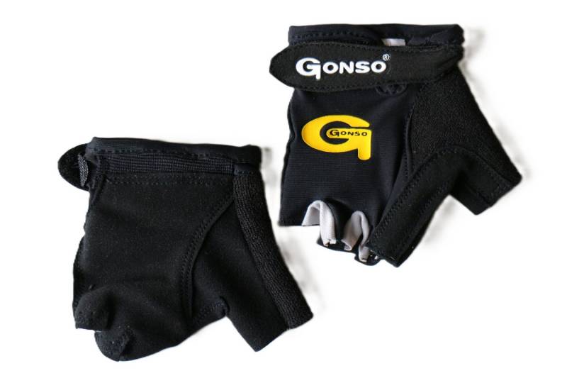 Gonso Fahrradhandschuhe Halbfinger Kinder Fahrradhandschuhe atmungsaktive Elastik-Qualität von Gonso