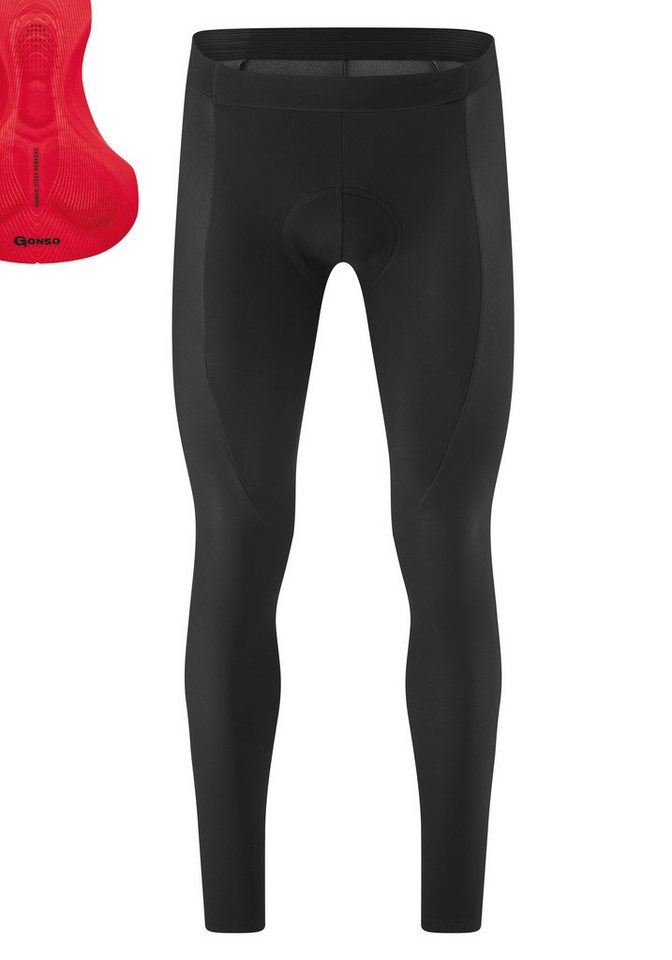 Gonso Fahrradhose Sitivo Tight M Herren Radhose mit innovativem Sitzpolster, Radlerhose, Tight Fit von Gonso