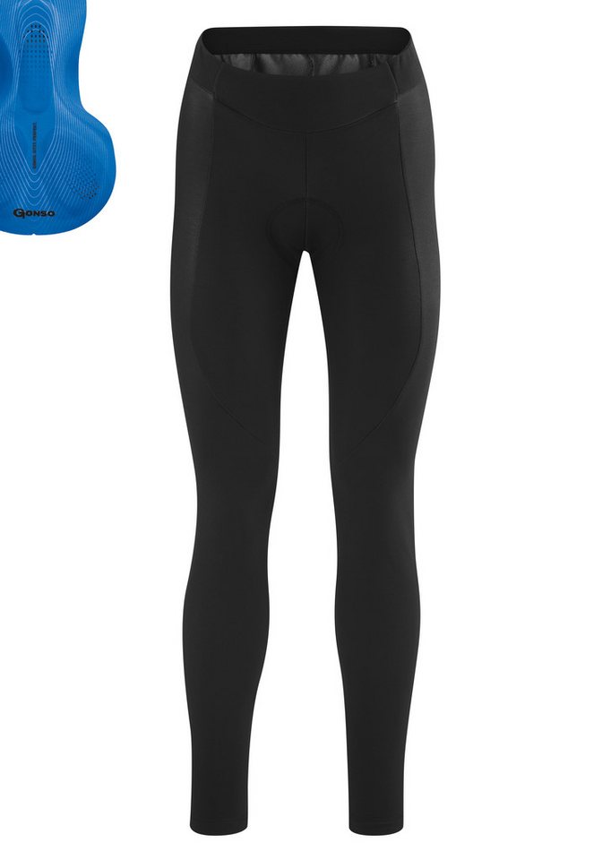 Gonso Fahrradhose Sitivo Tight W Damen Radhose mit innovativem Sitzpolster, Radlerhose, Tight Fit von Gonso