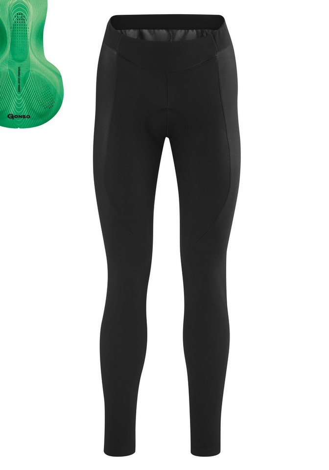 Gonso Fahrradhose Sitivo Tight W Damen Radhose mit innovativem Sitzpolster, Radlerhose, Tight Fit von Gonso