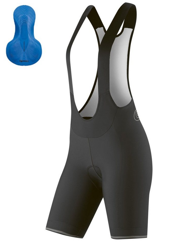 Gonso Fahrradhose Sitivo W BIB 0 Damen Rennradhose mit innovativem Sitzpolsterkonzept von Gonso