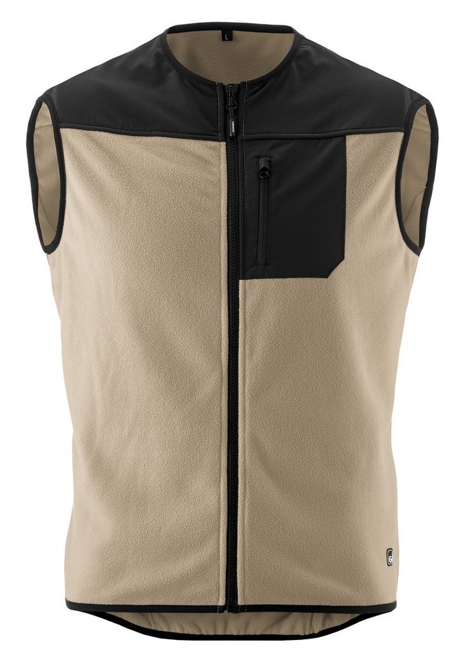 Gonso Fahrradjacke ADVENTURE VEST FLEECE Unisex Radweste, warme Fleece-Weste, integrierte Smartphone Tasche von Gonso