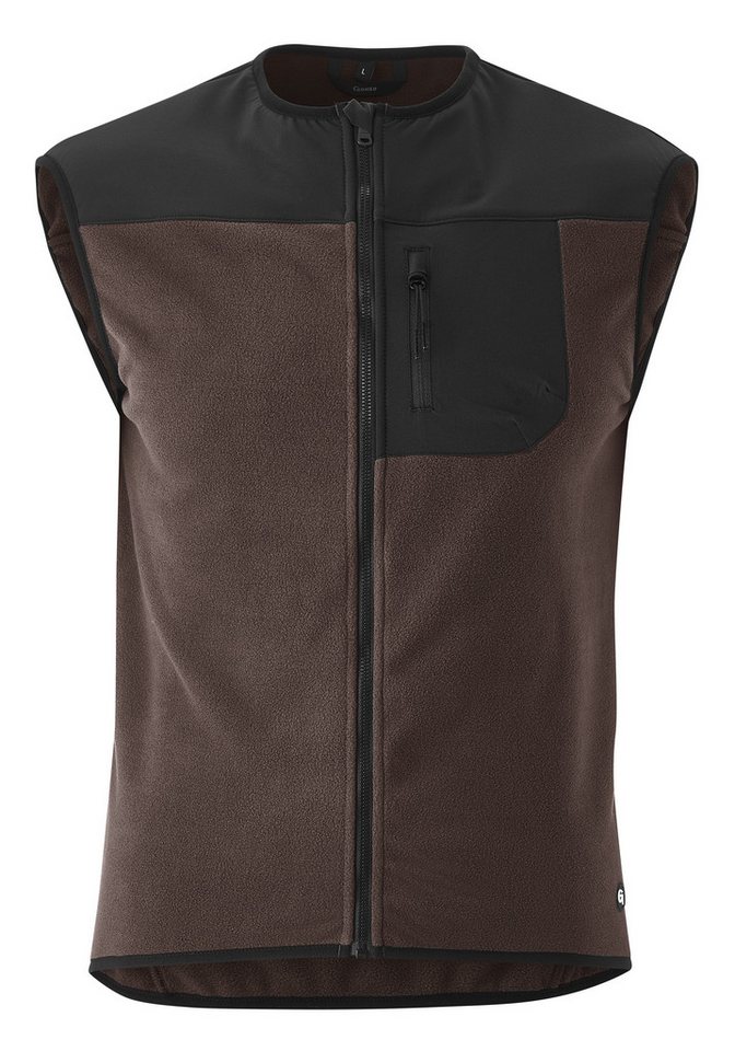 Gonso Fahrradjacke ADVENTURE VEST FLEECE Unisex Radweste, warme Fleece-Weste, integrierte Smartphone Tasche von Gonso