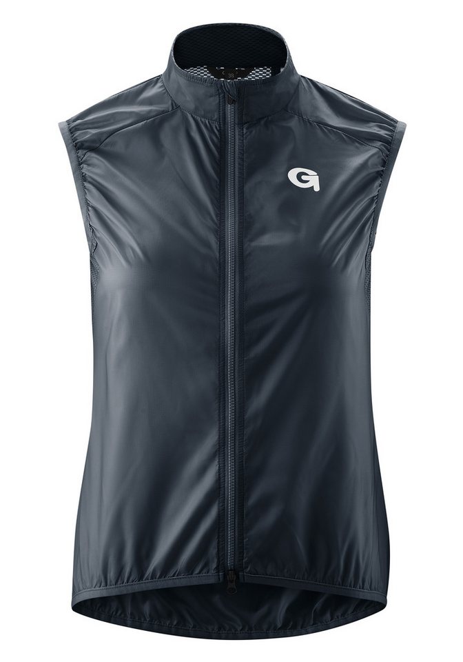 Gonso Funktionsweste Road Vest Wind W Damen Weste, atmungsaktive Radweste, leichte Windweste, Tight Fit von Gonso