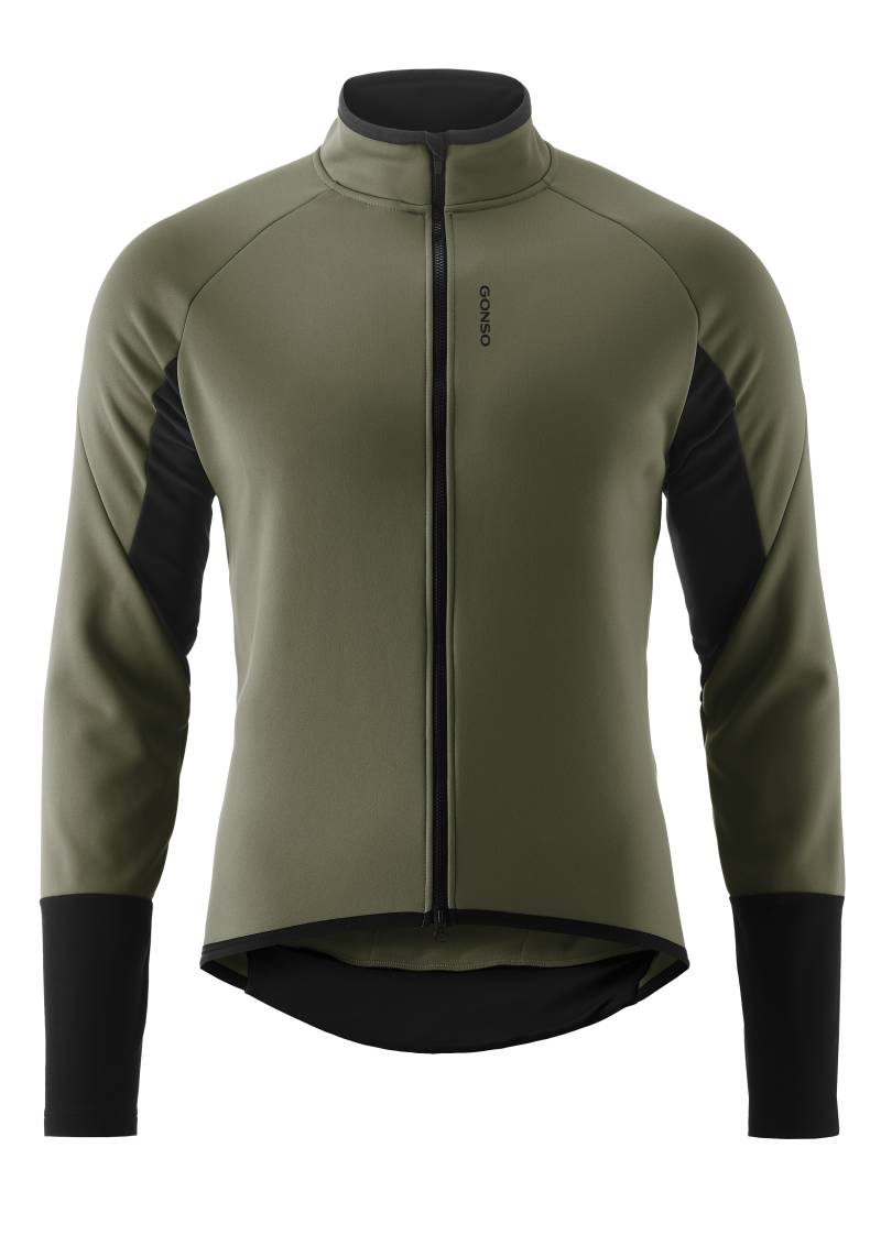 Gonso Fahrradjacke "ROAD JACKET SOFTSHELL 2 M" Herren Softshell-Jacke, atmungsaktive Radjacke, Tight Fit von Gonso