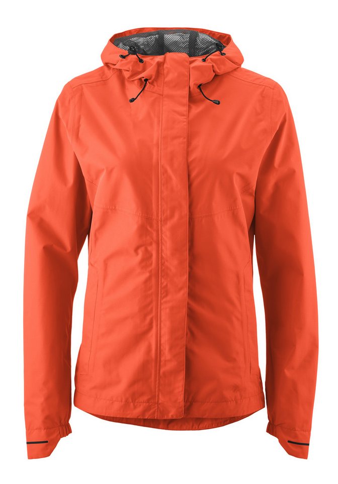 Gonso Fahrradjacke SAVE JACKET ESSENTIAL W Damen Regenjacke wind- und wasserdicht, Radjacke mit Kapuze von Gonso