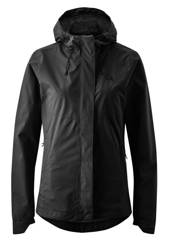 Gonso Fahrradjacke SAVE JACKET ESSENTIAL W Damen Regenjacke wind- und wasserdicht, Radjacke mit Kapuze von Gonso