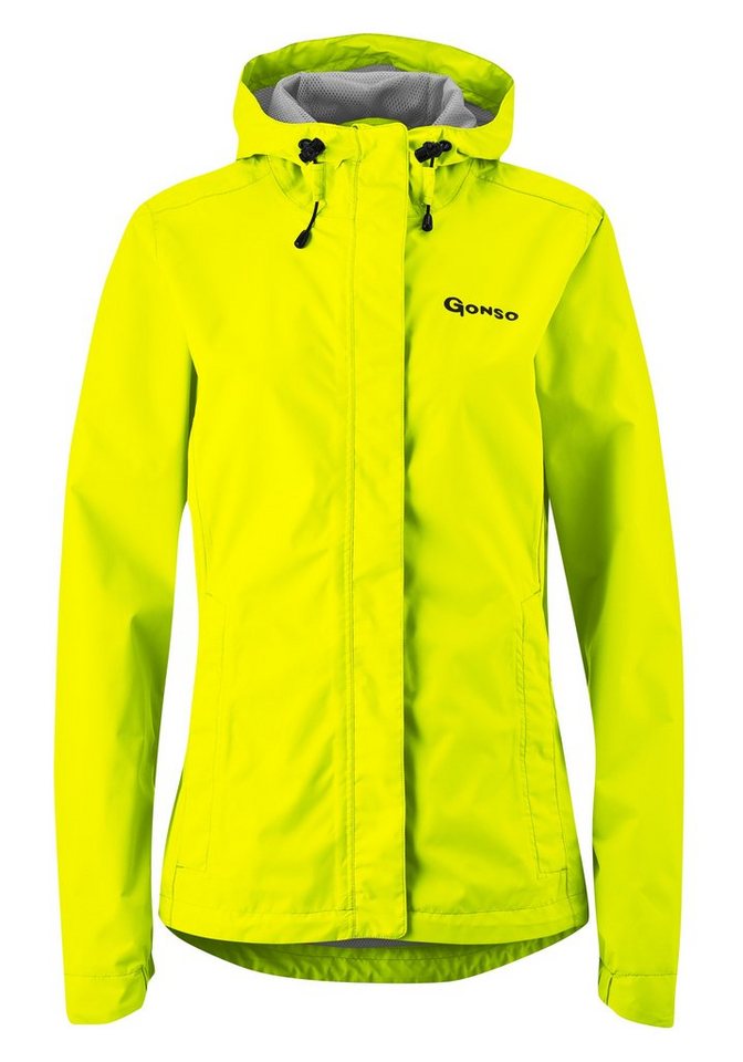 Gonso Fahrradjacke Sura Light Damen Regenjacke wind- und wasserdicht, Radjacke mit Kapuze von Gonso