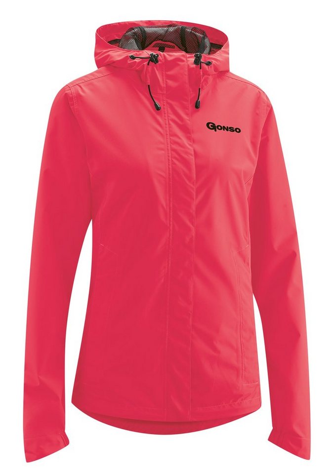 Gonso Fahrradjacke Sura Light Damen Regenjacke wind- und wasserdicht, Radjacke mit Kapuze von Gonso