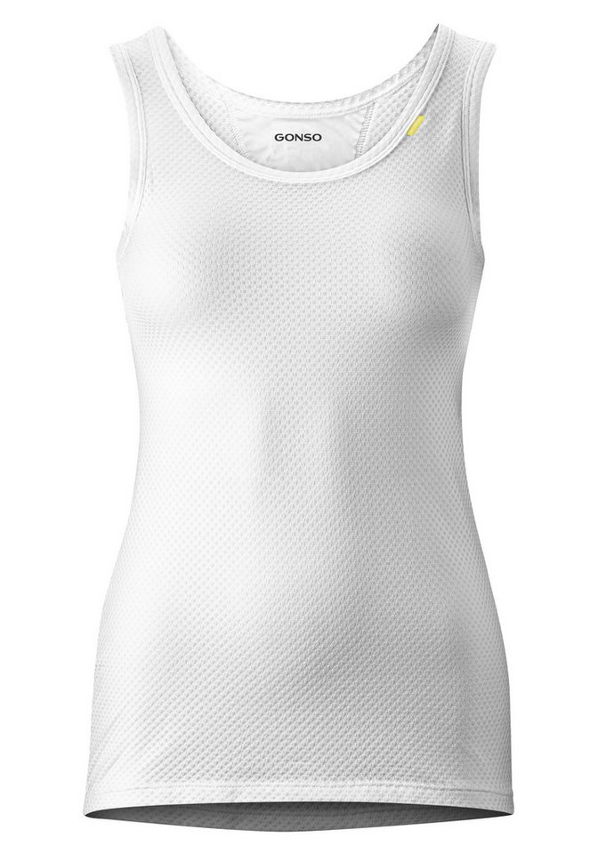 Gonso Funktionsshirt Base Shirt Sleeveless W Damen Fahrrad-Unterhemd, elastisch und atmungsaktiv, Rundhals Radshirt von Gonso