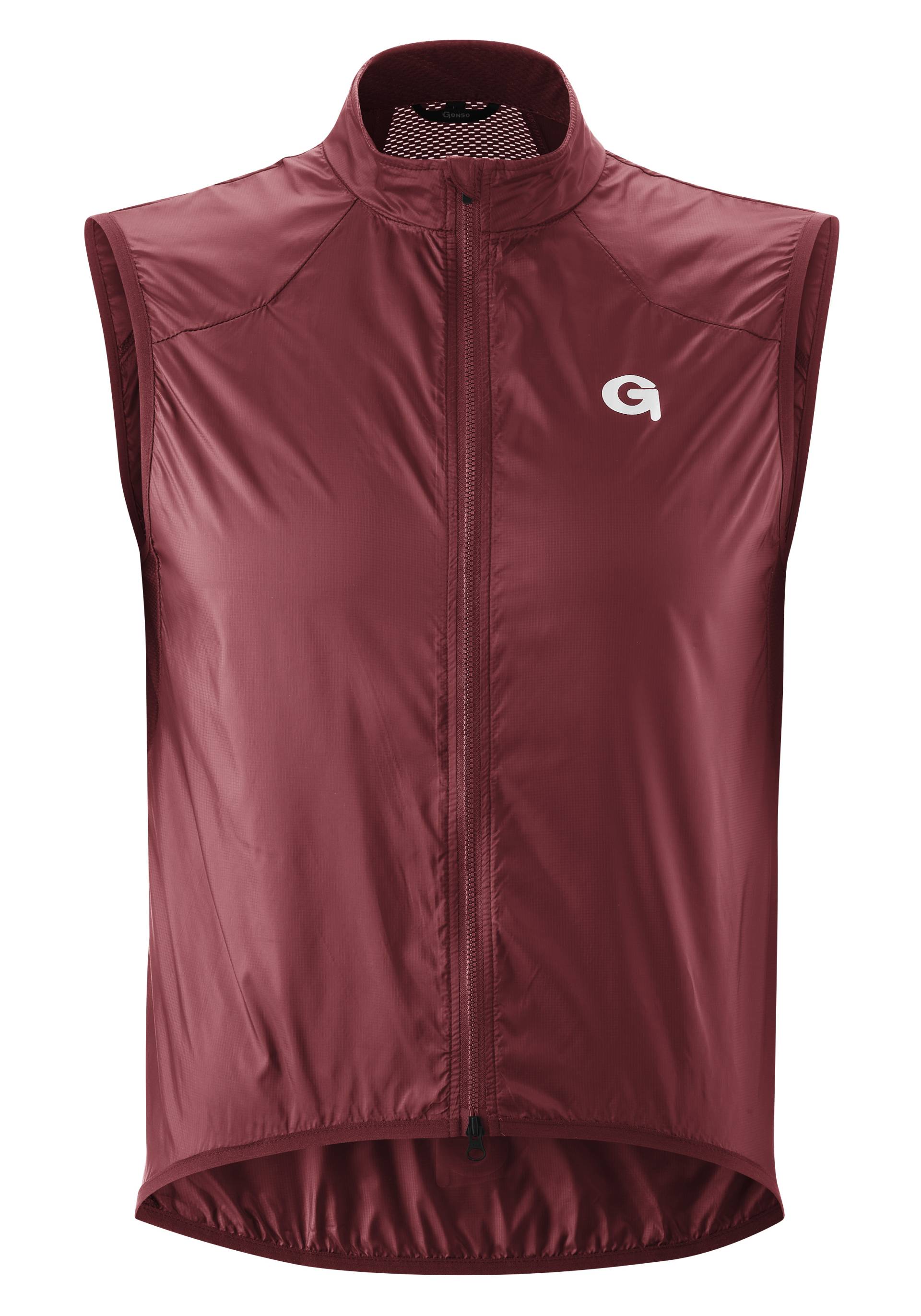 Gonso Funktionsweste "Road Vest Wind M" Herren Weste, atmungsaktive Radweste, leichte Windweste, Tight Fit von Gonso