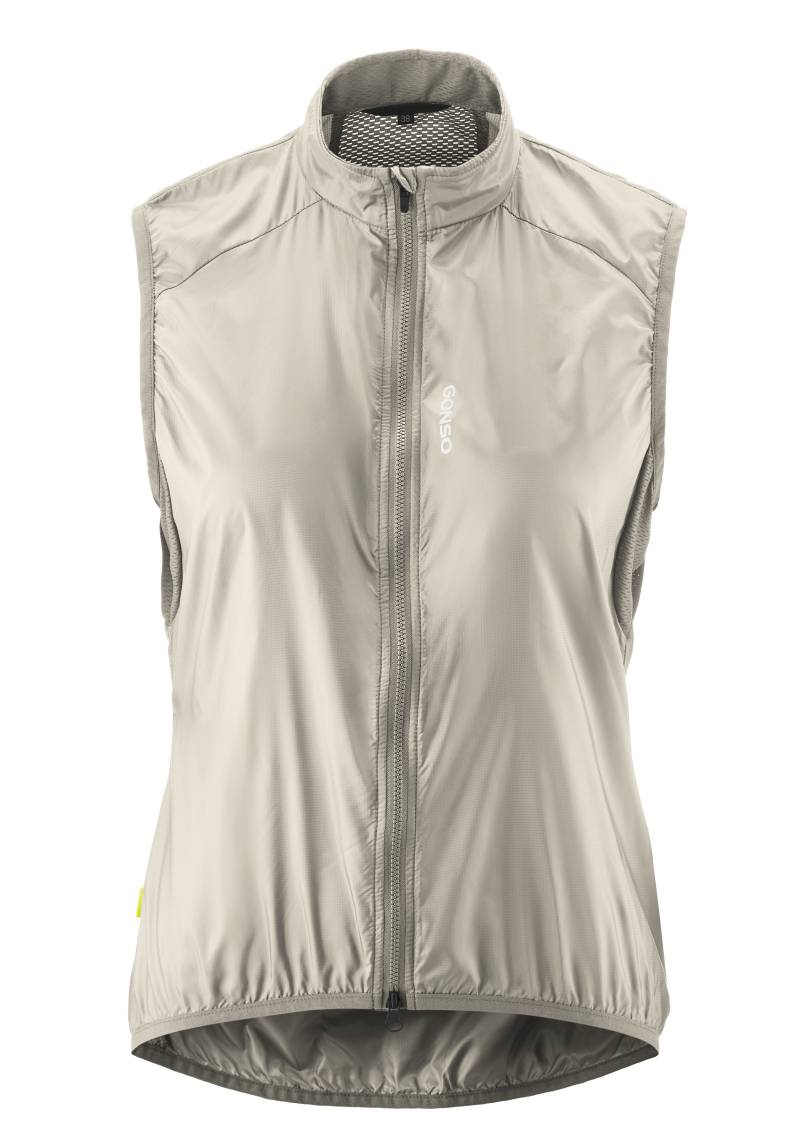 Gonso Funktionsweste "Road Vest Wind W", Damen Weste, atmungsaktive Radweste, leichte Windweste, Tight Fit von Gonso
