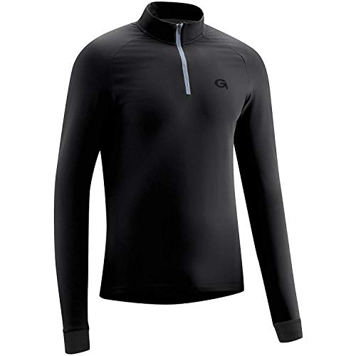 Gonso Grosso Half-Zip Langarm Trikot Herren schwarz von Gonso