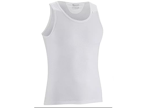 Gonso M Nevel Weiß - Atmungsaktives Herren Radsport Baselayer Tanktop, Größe L - Farbe White von Gonso