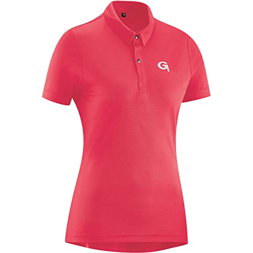 Gonso W Pederoa Pink - Atmungsaktives schnelltrocknendes Damen Kurzarm Fahrrad Poloshirt, Größe 36 - Farbe Diva Pink von Gonso