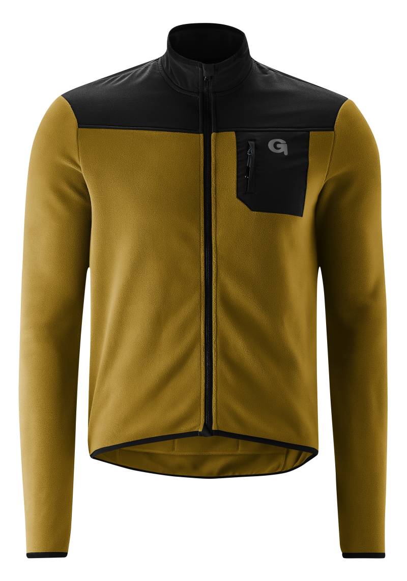 Gonso Radtrikot "Adventure Jersey Fleece M" Herren Fahrradtrikot langarm, weiches Fleece-Material, Full-Zip Trikot von Gonso